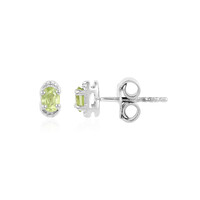 Pendientes en plata con Peridoto