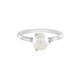 Anillo en plata con Perla blanca Freshwater