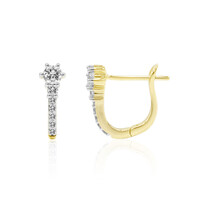 Pendientes en oro con Diamante IF (D)