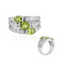 Anillo en plata con Peridoto