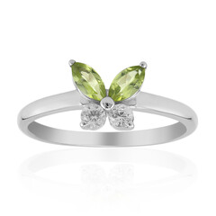 Anillo en plata con Peridoto