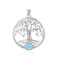 Colgante en plata con Larimar