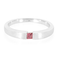 Anillo de hombre en plata con Turmalina rosa de Morro Redondo