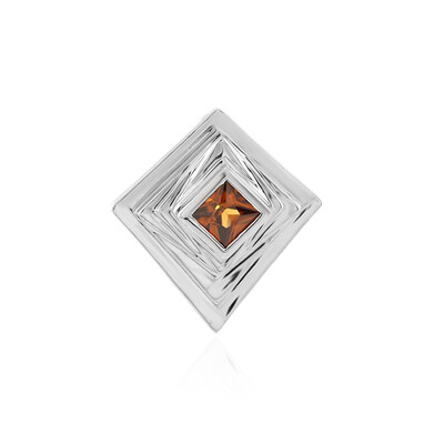 Colgante en plata con Zircón cognac (MONOSONO COLLECTION)