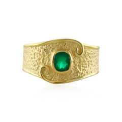 Anillo en plata con Ónix verde