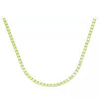 Collar en plata con Peridoto