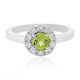 Anillo en plata con Peridoto de Arizona