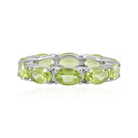 Anillo en plata con Peridoto