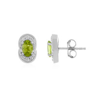 Pendientes en plata con Peridoto