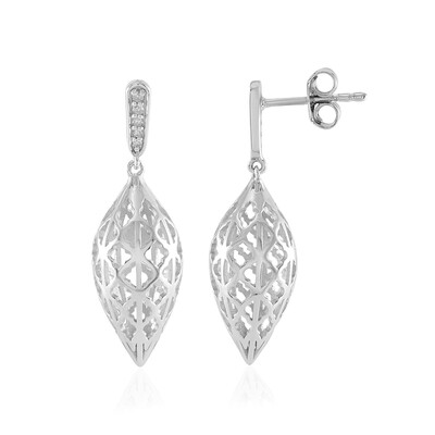 Pendientes en oro con Diamante I2 (I) (Ornaments by de Melo)