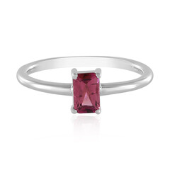 Anillo en plata con Turmalina rosa de Nigeria