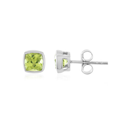 Pendientes en plata con Peridoto de Arizona