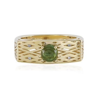 Anillo en oro con Turmalina verde de Brasil (Ornaments by de Melo)