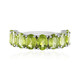 Anillo en plata con Peridoto