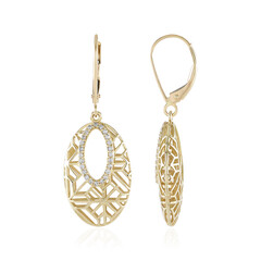 Pendientes en oro con Diamante I2 (I) (Ornaments by de Melo)