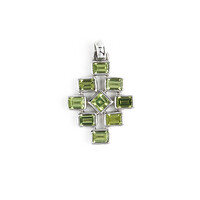 Colgante en plata con Peridoto