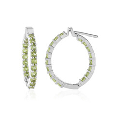 Pendientes en plata con Peridoto