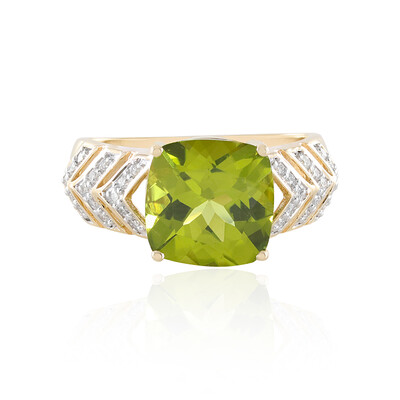 Anillo en oro con Peridoto (SUHANA)