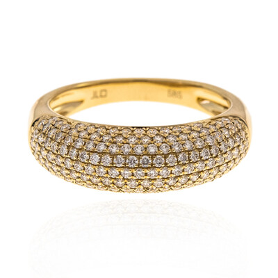 Anillo en oro con Diamante limpio a lupa F (LUCENT DIAMONDS)