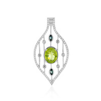 Colgante en plata con Peridoto de Arizona