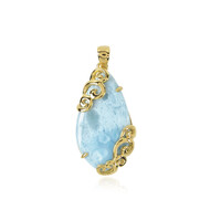 Colgante en plata con Larimar