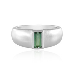 Anillo en plata con Turmalina verde Benedito