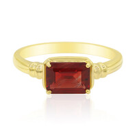 Anillo en oro con Tibetana roja (Adela Gold)