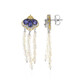 Pendientes en plata con Tanzanita (Gems en Vogue)