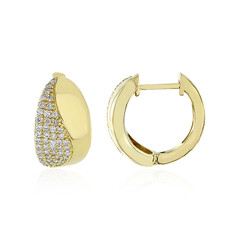 Pendientes en oro con Diamante limpio a lupa F (LUCENT DIAMONDS)