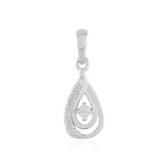 Colgante en plata con Diamante I2 (H)