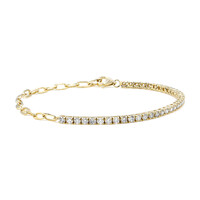 Brazalete en oro con Diamante SI1 (H) (CIRARI)