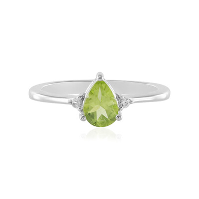 Anillo en plata con Peridoto