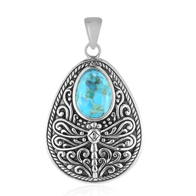 Colgante en plata con Turquesa azul del Mohave Kingman (Art of Nature)