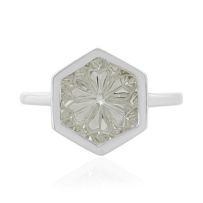 Anillo en plata con Topacio blanco (MONOSONO COLLECTION)