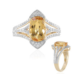 Anillo en oro con Topacio imperial (SUHANA)