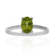 Anillo en plata con Peridoto de Birmania