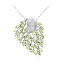 Collar en plata con Peridoto de Birmania