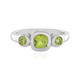 Anillo en plata con Peridoto