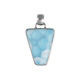 Colgante en plata con Larimar