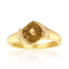 Anillo en oro con Zircón amarillo Kings Plains