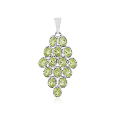 Colgante en plata con Peridoto