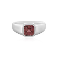 Anillo en plata con Zircón rosado