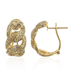 Pendientes en oro con Diamante fancy SI2 (CIRARI)