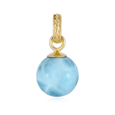 Colgante en plata con Larimar