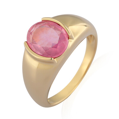 Anillo en plata con Zafiro rosa de Madagascar (de Melo)