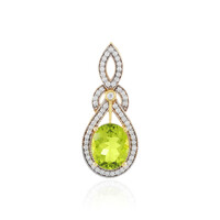 Colgante en plata con Peridoto de Arizona