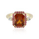 Anillo en oro con Granate Hesonita (Adela Gold)