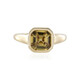 Anillo en oro con Zircón amarillo