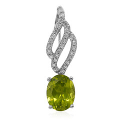 Colgante en plata con Peridoto