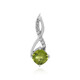 Colgante en plata con Peridoto